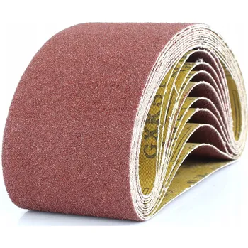 Brusný papír BEZKONCOVÝ BRUSNÝ PÁS PRO PÁSOVOU BRUSKU 75x533 mm, BRUSNÝ PAPÍR P240 10 Ks