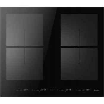 Varná deska Indukční varná deska Amica černá sklo 5 plotýnek 7,4 kW bez rámečku
