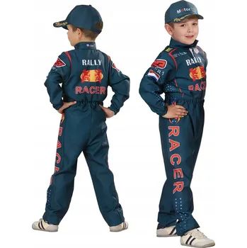 Karnevalový kostým Závodní jezdec Sportovní jezdec Driver Racer 152 kostým 12h