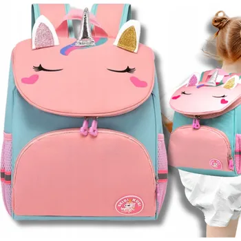 Dětský batoh BATOH PRO PŘEDŠKOLÁKA NA VÝLETY DĚTSKÝ LEHKÝ PRODYŠNÝ JEDNOROŽEC