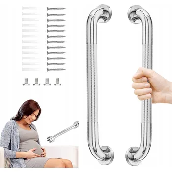 Madlo do koupelny Koupelnové nástěnné madlo nerezová ocel 39,50 cm univerzální