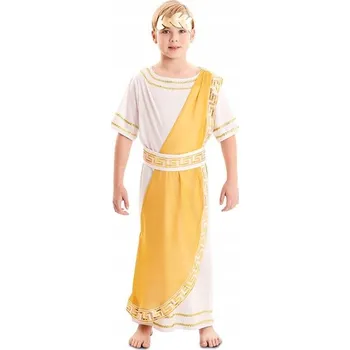Karnevalový kostým KOSTÝM MALÝ ŘÍMAN ŘÍMANA ZLATÝ STAROVĚKÝ ŘÍM PŘEVLEK 128