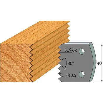 Fréza "IGM profil 077 - pár omezovačů 40x4mm SP"