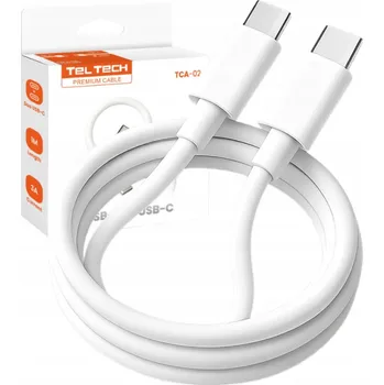 Datový kabel TELTECH USB-C Kabel Rychlé Nabíjení 60W Typ C PD Silný Kabel USB-C 1M
