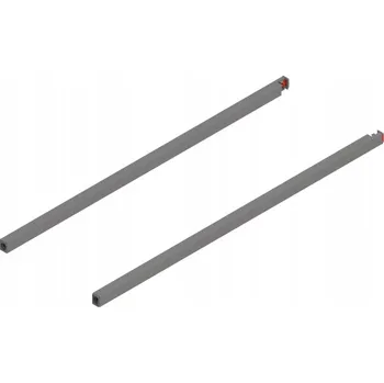 Nábytkové kování Podélný reling MERIVOBOX BLUM ZR4.600RS.E, šedý, 600 mm