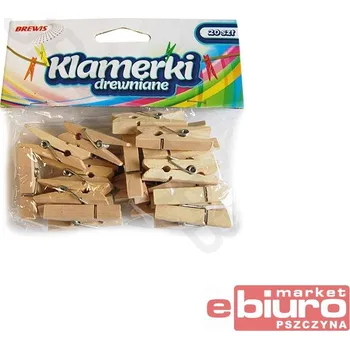 Výtvarná sada Kolíčky 3,5cm SPN35 20ks přírodní