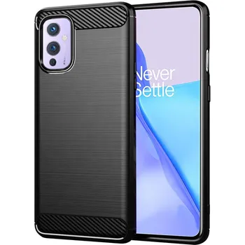 Pouzdro na mobilní telefon Techsuit Karbon Silikon OnePlus 9 Černý