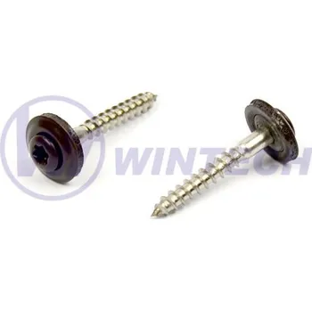 Dílna Klemp.šroub + EPDM, RAL 8019 4,5 x 35 A2 Balení: 1 ks SIBAK45035AGJ0