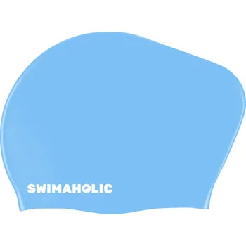 Plavecká čepice Plavecká čepice na dlouhé vlasy Swimaholic Long Hair Cap Světle modrá