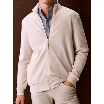 Pánská mikina Sinsay - Mikina bomber - béžová - 501HL-02X - 501HL-02X-M