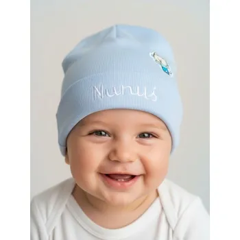 Oblečení a móda Sinsay - Čepice z&nbsp;žebrovaného úpletu Kitty Kotty - modrá - 991FT-05X - 991FT-05X-M