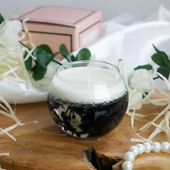 Svíčka Gelová svíčka - tmavě modrá