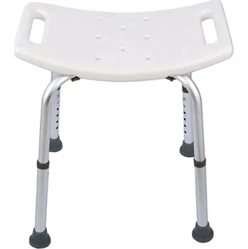 Koupelnové sedátko Skládací stolička do sprchy bílá