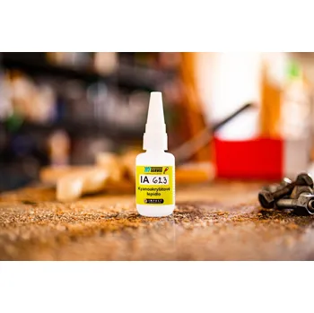 Průmyslové lepidlo IA 623 - Kyanoakrylátové lepidlo se střední viskozitou a pomalejším vytvrzováním 20 g