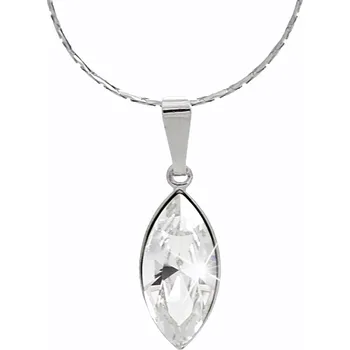 Módní doplněk JSB bijoux s.r.o. Náhrdelník z bižuterní slitiny samostatná naveta Swarovski Crysrtal