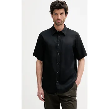 Pánská košile Košile Armani Exchange XM000451.AF13172 černá 99X, vel. S