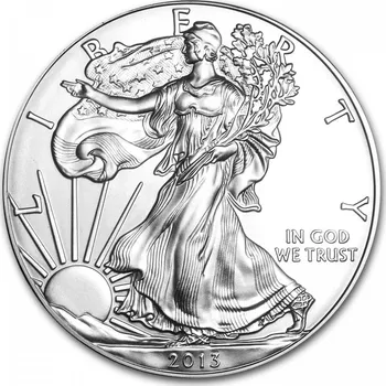 US Mint Stříbrná mince American Silver Eagle 1 oz (2013)