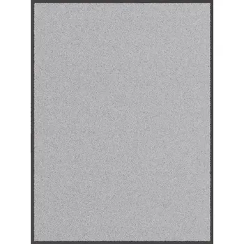 Rohožka Rohožka šedá 90 x 120 cm z polypropylenu a PVC, protiskluzová