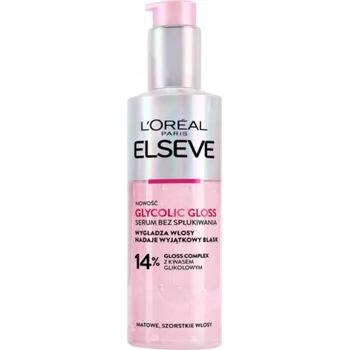 Vlasová regenerace L'Oreal Paris Elseve Glycolic Gloss sérum bez oplachování pro hrubé a matné vlasy 150 Ml