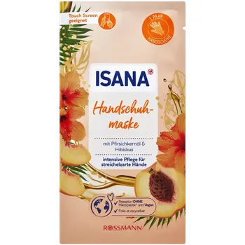 Pleťová maska ISANA Maska na ruce Květ ibišku