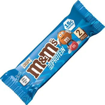 Mars M&M's Crispy HiProtein Bar 52 g, mléčná čokoláda