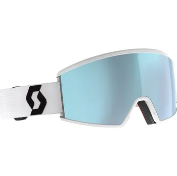 SCOTT Lyžařské brýle Ambit Compact 2025/2026 Bílá AMP ice chrome S2