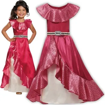 Karnevalový kostým ŠATY KOSTÝM ŠATY ELENA Z AVALORU NA KARNEVALOVÝ PLES 140 146