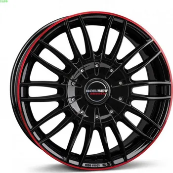 Alu kolo BORBET Alu kola BORBET CW3 7.5x18 6x130 ET50 Black Glossy Red Ring 84.1