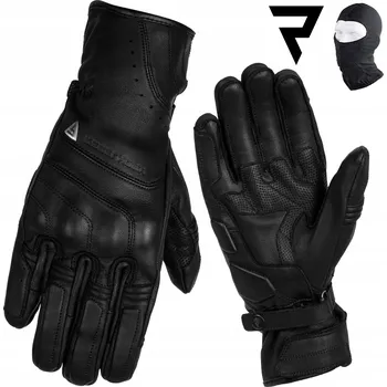 Moto rukavice Kožené rukavice Rebelhorn Runner černé M