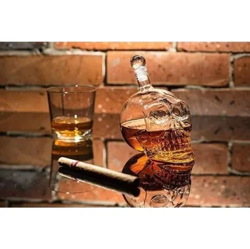 Karafa křišťálová lebka 400ml