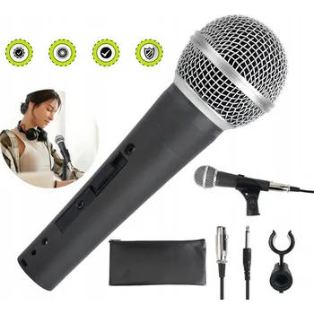 Mikrofon DYNAMICKÝ KABELOVÝ MIKROFON SM58S PRO PŘENOS ZVUKU