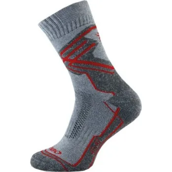 Dámské ponožky Pánské ponožky NOVIA 1240 | MERINO červená 36-38