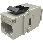 SOLARIX Cat.6 STP RJ45 stříbrný rychloupínací nástroj Keystone modul