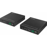 Digitus HDMI Fiber KVM IP Extender Set (schwarz, 4K/60Hz)