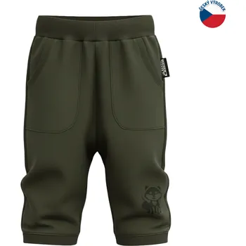 Chlapecké kraťasy ZÁHOŘÍ Rudel ZÁHOŘÍ Dětské bermudy - zelené liška Velikost: 122