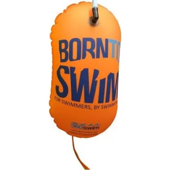 BornToSwim Swimmer's Tow Buoy Oranžová