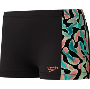Chlapecké oblečení Speedo Digital Allover Panel Aquashort Black / Green / Red 164cm