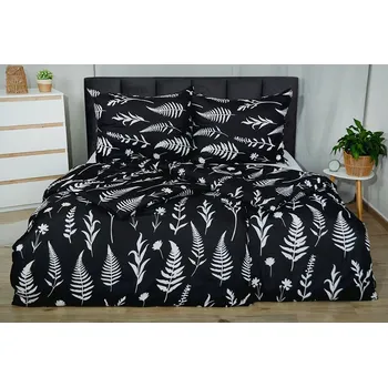 Povlečení Povlečení mikro BASIC 4dílné SARKA černé