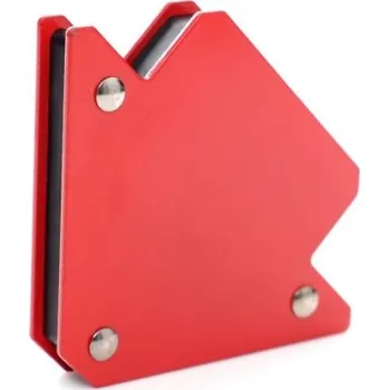 Příslušenství ke svářečce Kraft&Dele KD1897, Magnetický svařovací úhelník 3" | 45°, 90°, 135°, 11,5 kg, robustní kovové pouzdro