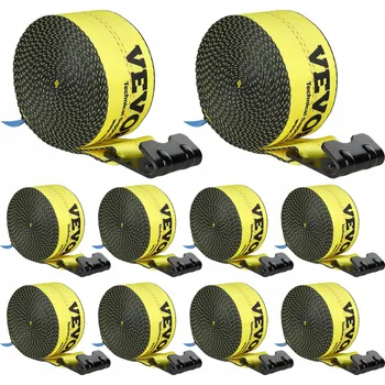 Upínací popruh Sada popruhů k navijáku 9,1 m Žluté 4 kusy