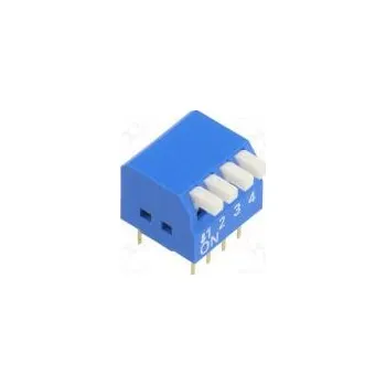 Síťový prvek Přepínač DIP-SWITCH Počet sekcí 4 ON-OFF 0,05A/12VDC pol 2