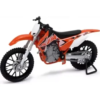 autíčko Welly Motocykl KTM 450 SX-F oranžová (WE12821PW)
