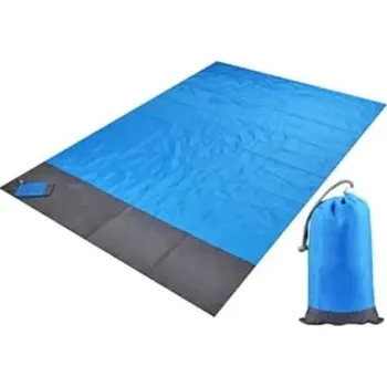 vybavení na pláž Magická podložka na pláž 210x200cm Color Modrá