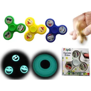 Gadget Fidget Spinner svítící Modrá