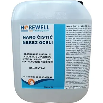 Horewell Nano čistič nerez oceli 5 l + Dárek Nano houbička na čištění nečistot