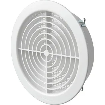 Kulatá mřížka First Plast, litá na místě, se síťkou proti hmyzu, Ø 160 blanc-pass Air 135 CM2