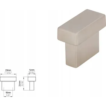 Nábytková úchytka SIRO 1595-29ZN4 nikl matný, satén