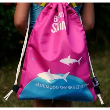 Sportovní vak Plavecký vak BornToSwim Blue Moon Edition Swimbag Růžová