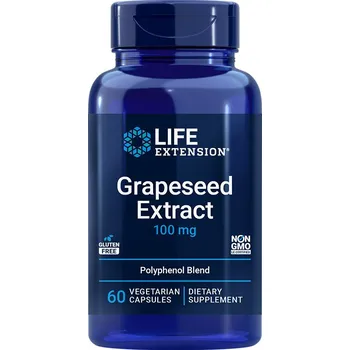 Life Extension Grapeseed Extract Doplněk stravy s extraktem z hroznových jader 60 ks, vegetariánská kapsle