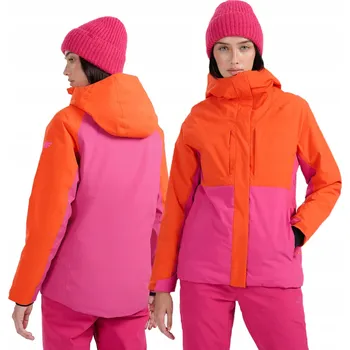 Dámská lyžařská bunda s membrána 8000 - oranžová